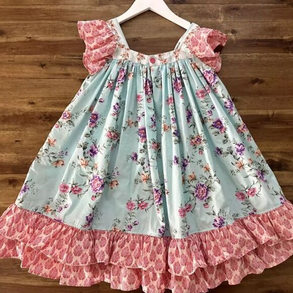 Eleanor Rose Girls Lettie Dress Size 3/4 - Picture 4 of 5